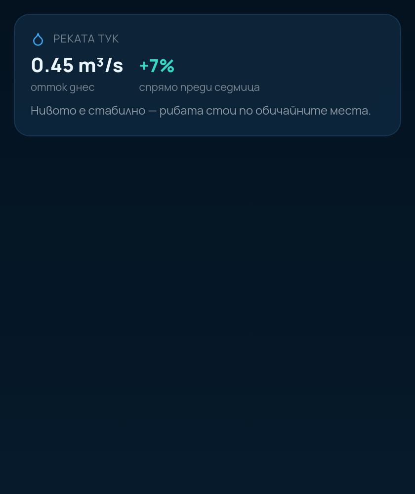 Отток на реките